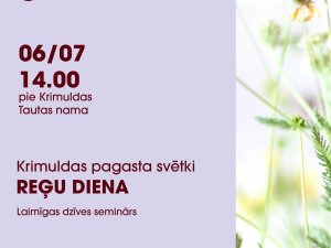 6. jūlijā svinēs Krimuldas pagasta svētkus jeb Reģu dienu