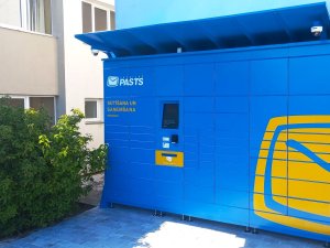 Lēdurgā uzstādīts VAS “Latvijas Pasts” pakomāts