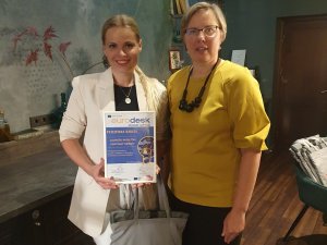 Godina jauniešu iniciatīvu centru “Mērķis” par ilggadēju ieguldījumu “Eurodesk” tīklā