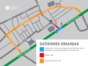 Uzsāks valsts autoceļa A2 un Nītaures ielas krustojuma pārbūvi; būs satiksmes organizācijas izmaiņas