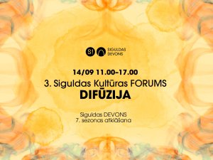 Septembrī aicina uz trešo Siguldas Kultūras forumu “DIFŪZIJA”