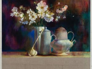 Šonedēļ atklās Gitas Šmites izstādi “Klusā daba ar mierlaiku mantojumu”