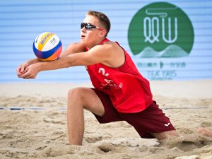 Novadniekiem augsti rezultāti pludmales volejbola sacensībās Ķīnā