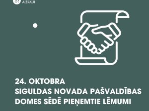 24. oktobra domes sēdē svarīgākie pieņemtie lēmumi